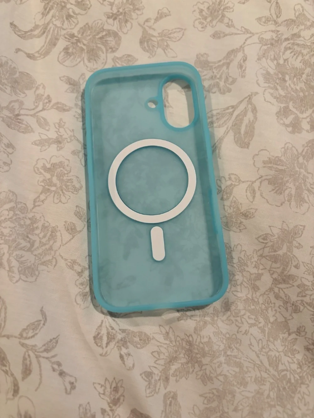 Baby blue iPhone 17 case